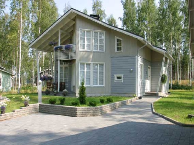 Деревянный дом в финском стиле