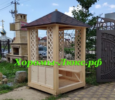 Купить деревянную беседку в Знаменском Новознаменском