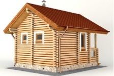 деревянный дом из лафета